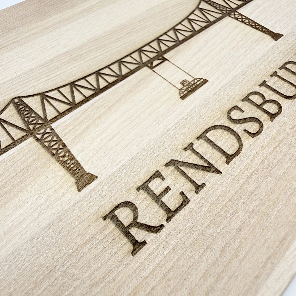 Frühstücksbrettchen "Rendsburg Hochbrücke"