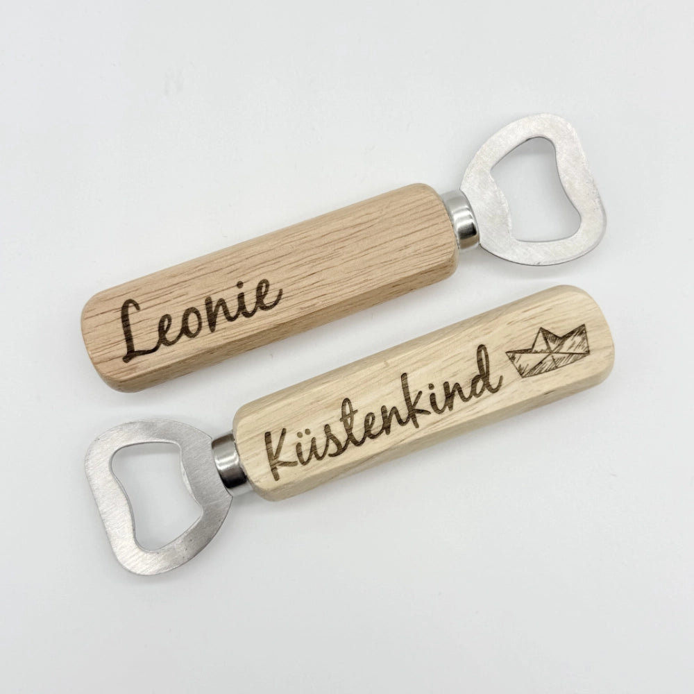 Personalisierter Flaschenöffner "Küstenkind"