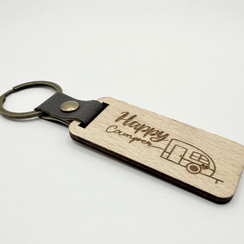 Schlüsselanhänger-Camping