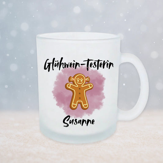 Personalisierte Glühweintasse "Glühwein-Testerin"