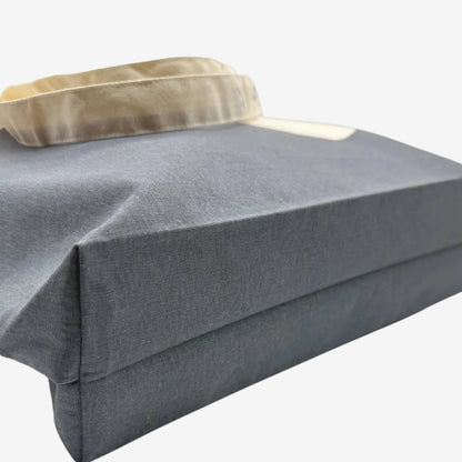 Große Bio-Baumwolltasche "Papierboot" - in 2 Farben erhältlich