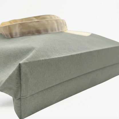 Große Bio-Baumwolltasche "Papierboot" - in 2 Farben erhältlich