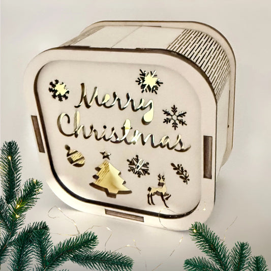 3D Lichtbox Merry Christmas