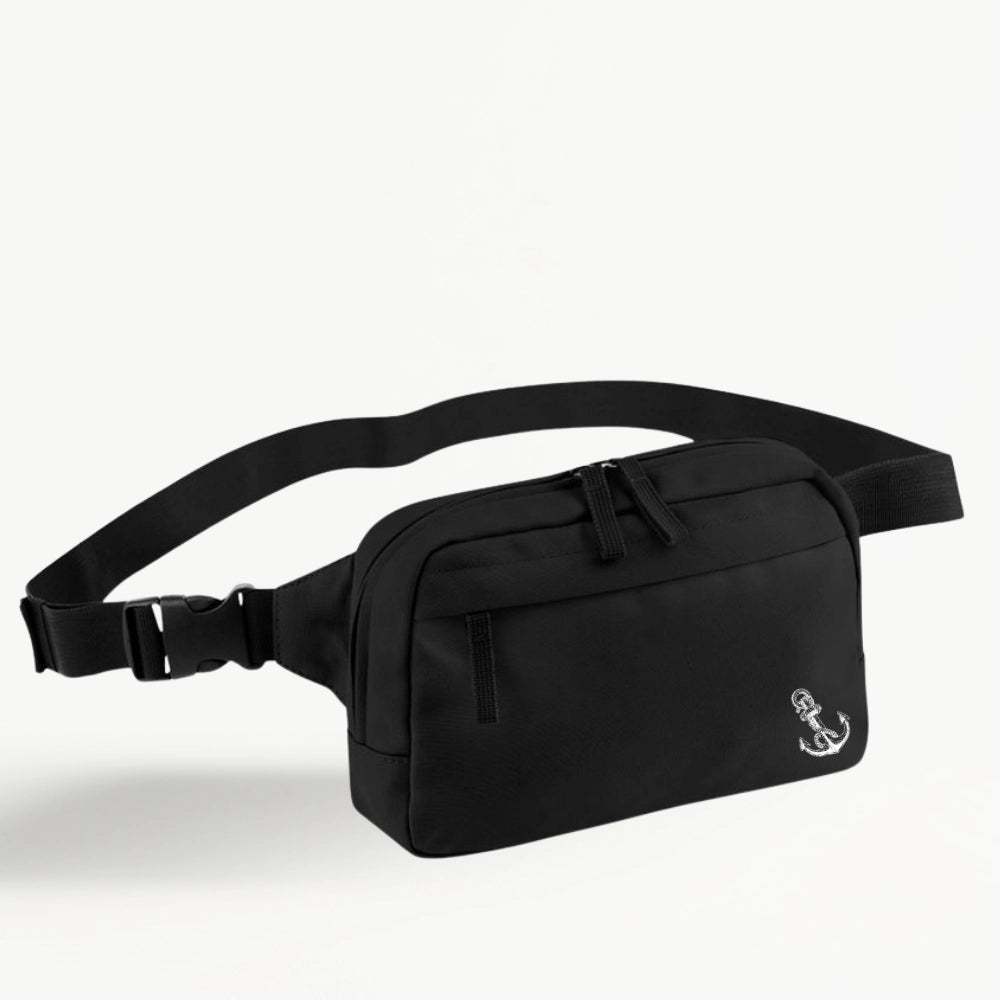 Große recycelte Bauchtasche / Crossbody-Tasche "Anker" - in 5 Farben erhältlich