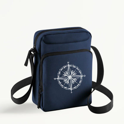 Geräumige Umhängetasche "Kompass" mit viel Platz - in 3 Farben erhältlich