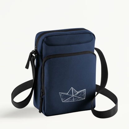 Geräumige Umhängetasche "Papierboot" mit viel Platz - in 3 Farben erhältlich