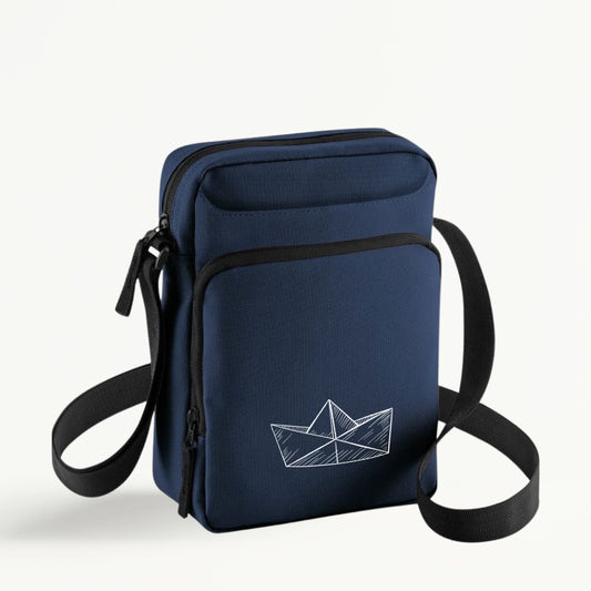 Geräumige Umhängetasche "Papierboot" mit viel Platz - in 3 Farben erhältlich