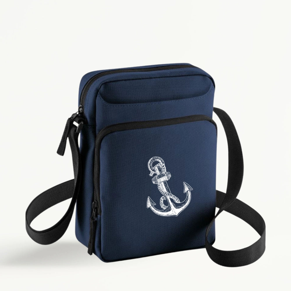 Geräumige Umhängetasche "Anker" mit viel Platz - in 3 Farben erhältlich -