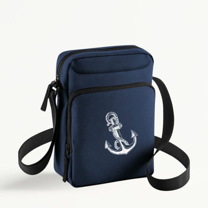 Geräumige Umhängetasche "Anker" mit viel Platz - in 3 Farben erhältlich -