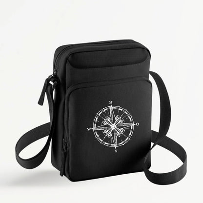 Geräumige Umhängetasche "Kompass" mit viel Platz - in 3 Farben erhältlich