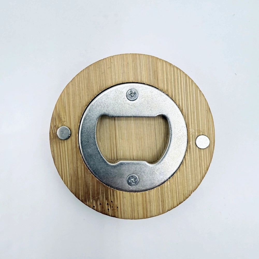 Personalisierter Flaschenöffner-Magnet "Camping" + Flaschenöffner - 9 Motive