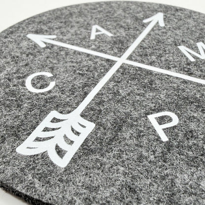 Filz-Untersetzer "Camp"