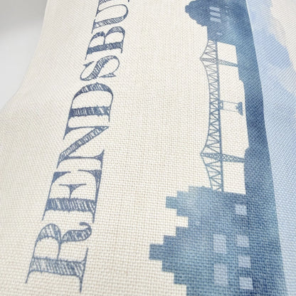 Kissen "Skyline Rendsburg"