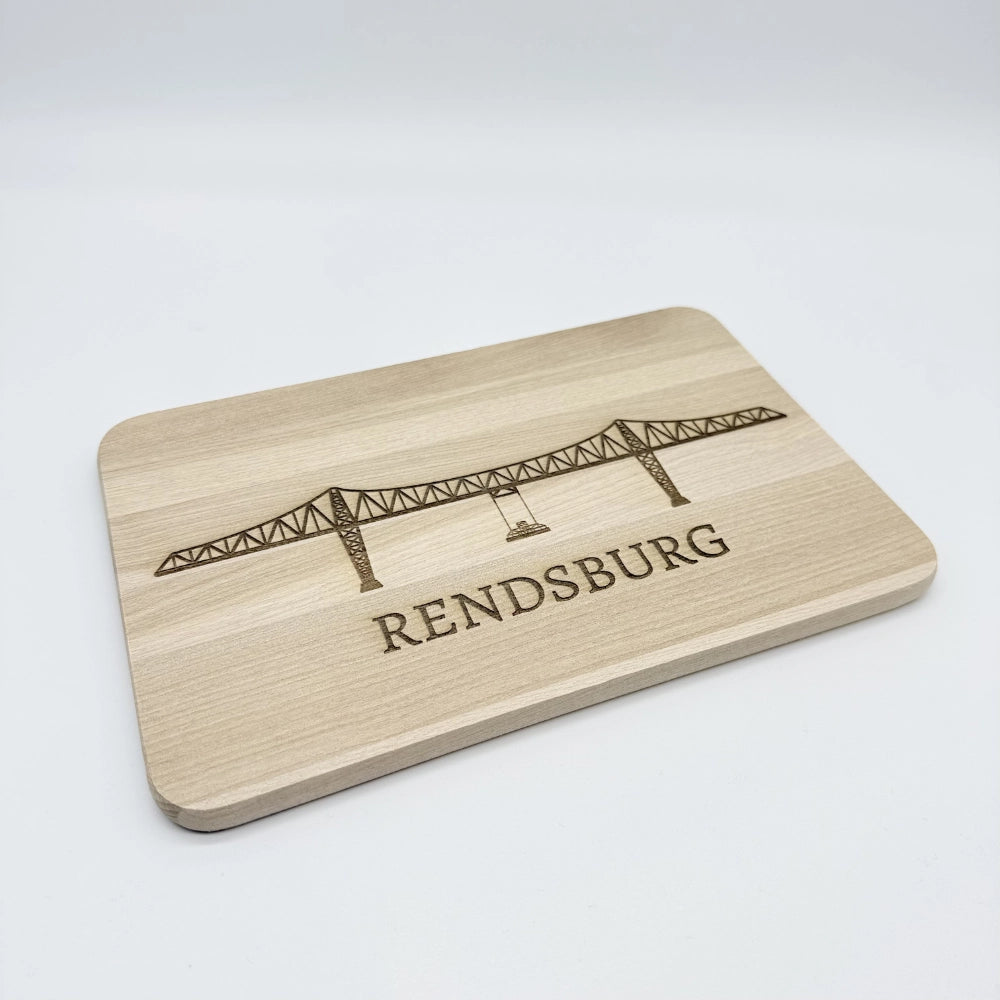 Frühstücksbrettchen "Rendsburg Hochbrücke"