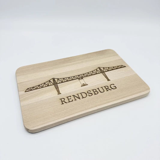 Frühstücksbrettchen "Rendsburg Hochbrücke"