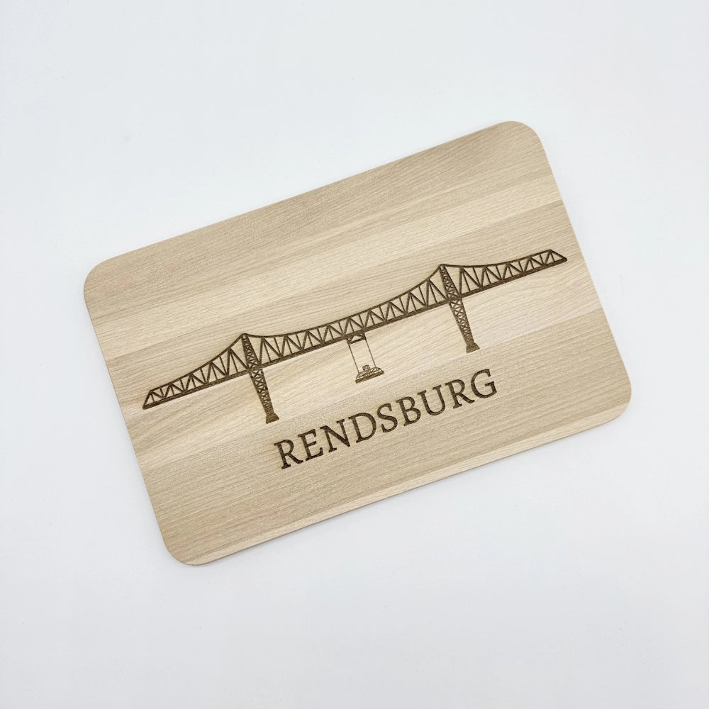 Frühstücksbrettchen "Rendsburg Hochbrücke"
