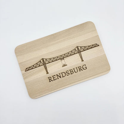 Frühstücksbrettchen "Rendsburg Hochbrücke"