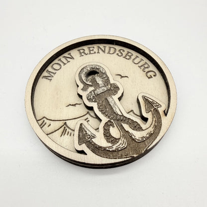 Doppelschicht-Magnet "Moin Rendsburg"