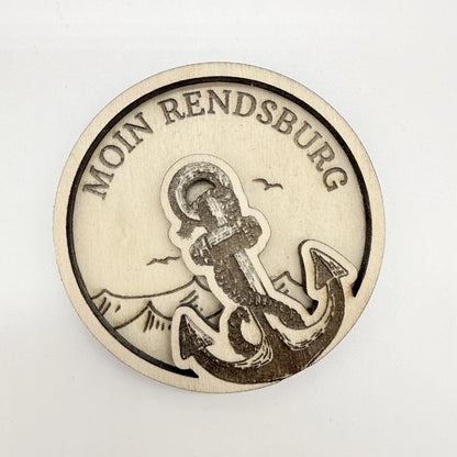 Doppelschicht-Magnet "Moin Rendsburg"