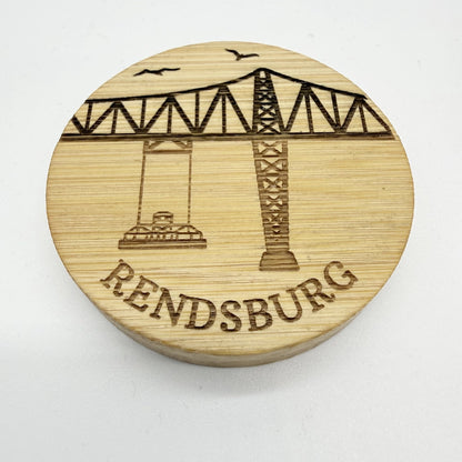 Flaschenöffner-Magnet "Schwebefähre Rendsburg"