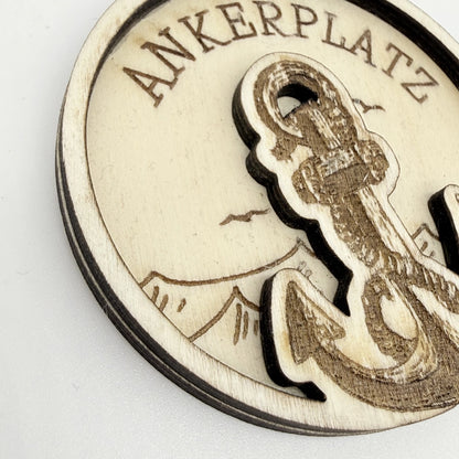 Doppelschicht-Magnet "Ankerplatz"