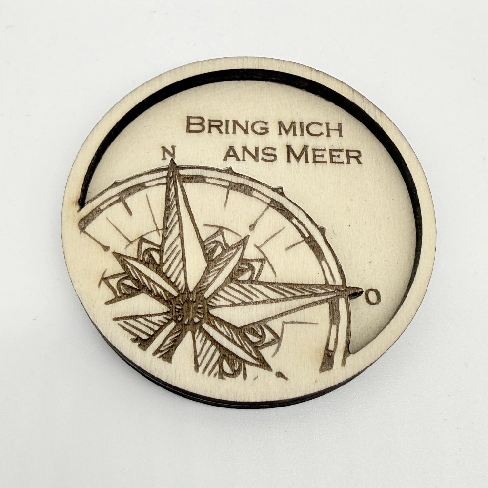 Doppelschicht-Magnet "Bring mich ans Meer"