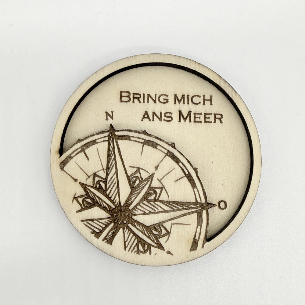 Doppelschicht-Magnet "Bring mich ans Meer"