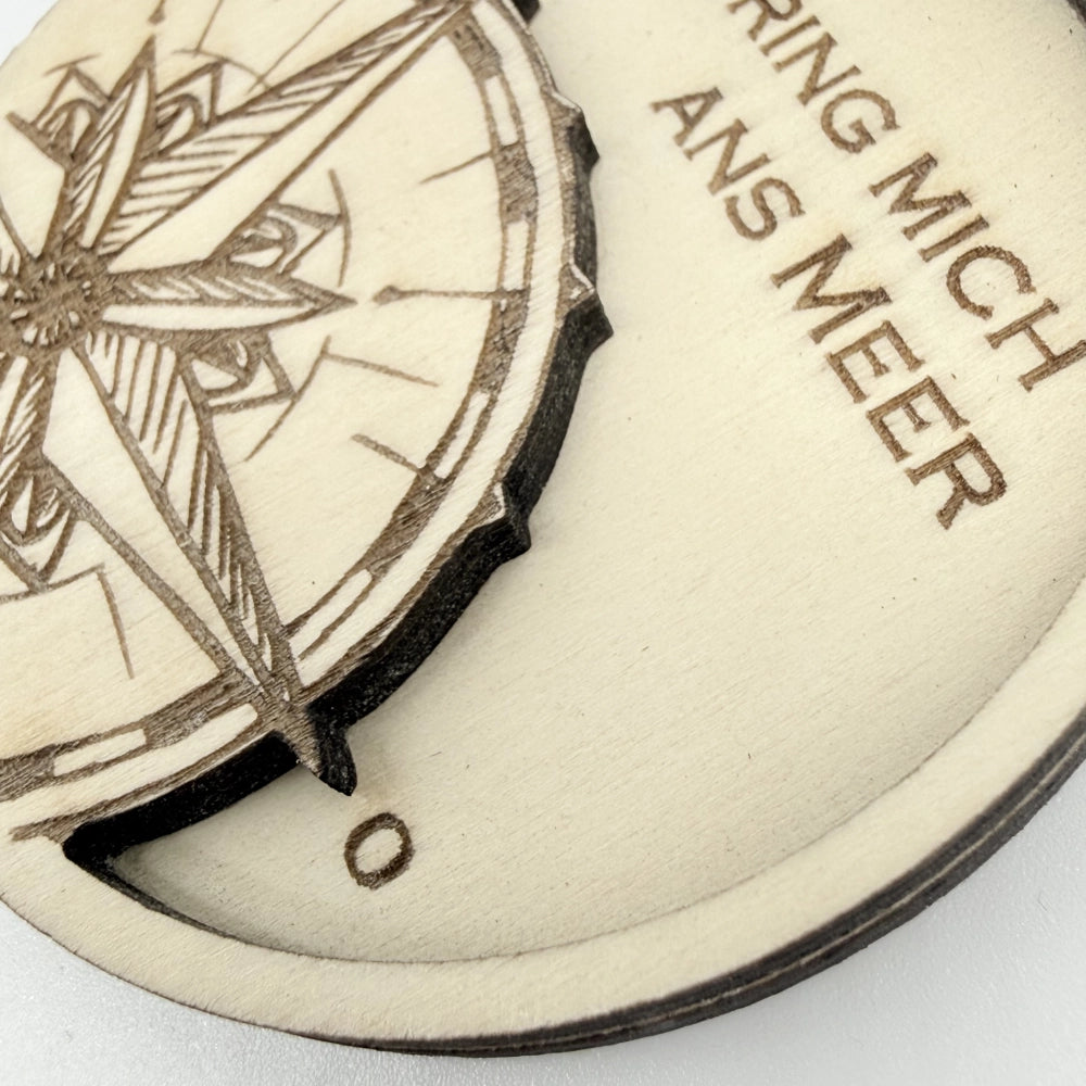 Doppelschicht-Magnet "Bring mich ans Meer"