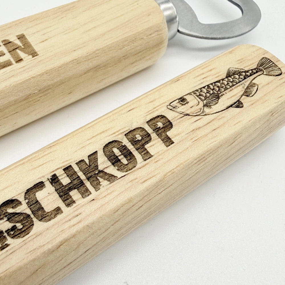 Personalisierter Flaschenöffner "Fischkopp"