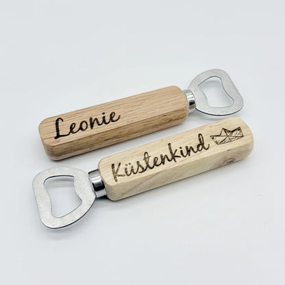Personalisierter Flaschenöffner "Küstenkind"