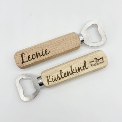 Personalisierter Flaschenöffner "Küstenkind"
