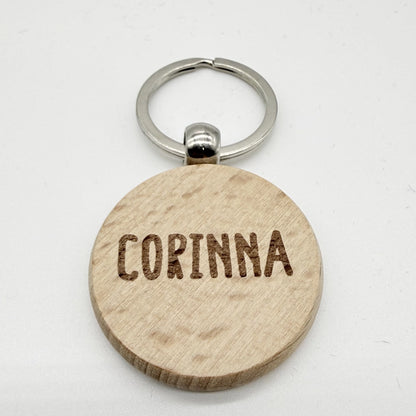 Personalisierter runder Schlüsselanhänger "Anker"