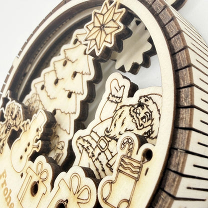 3D Holz-Ornament Weihnachtsschmuck