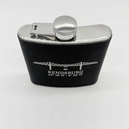 Edelstahl Flachmann „Rendsburger Hochbrücke“