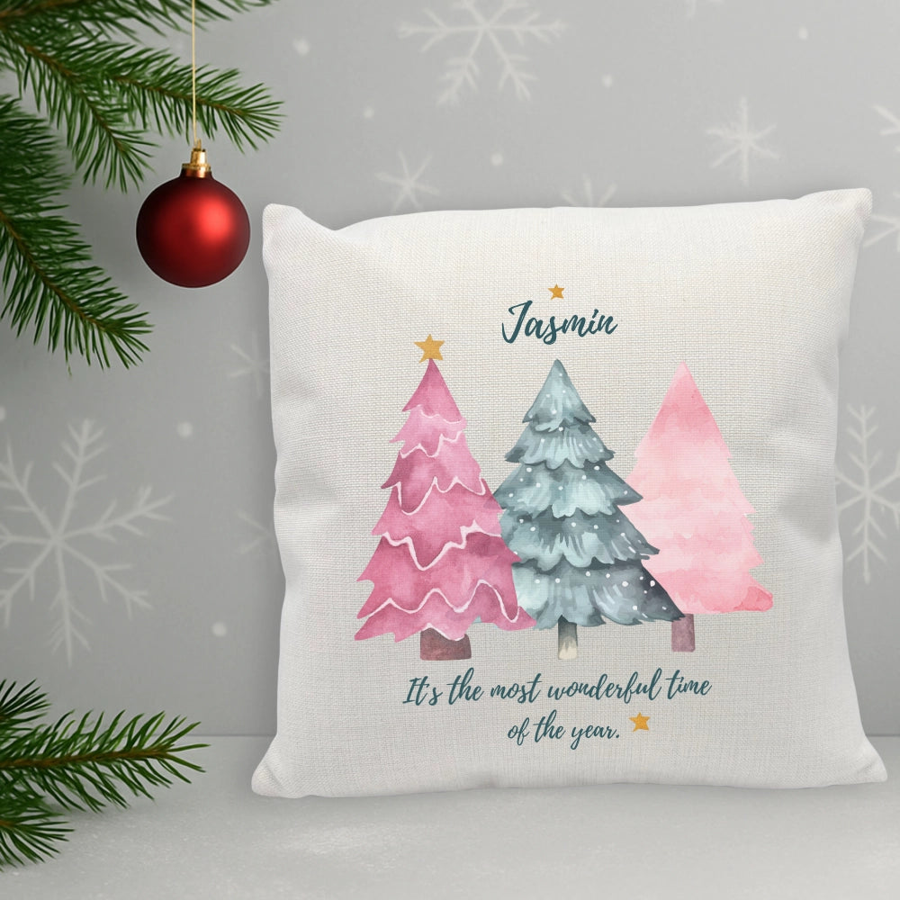 Personalisiertes Weihnachtskissen "Its the most wonderful time of the year"
