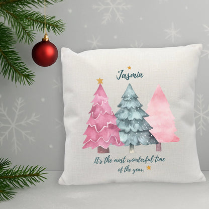Personalisiertes Weihnachtskissen "Its the most wonderful time of the year"